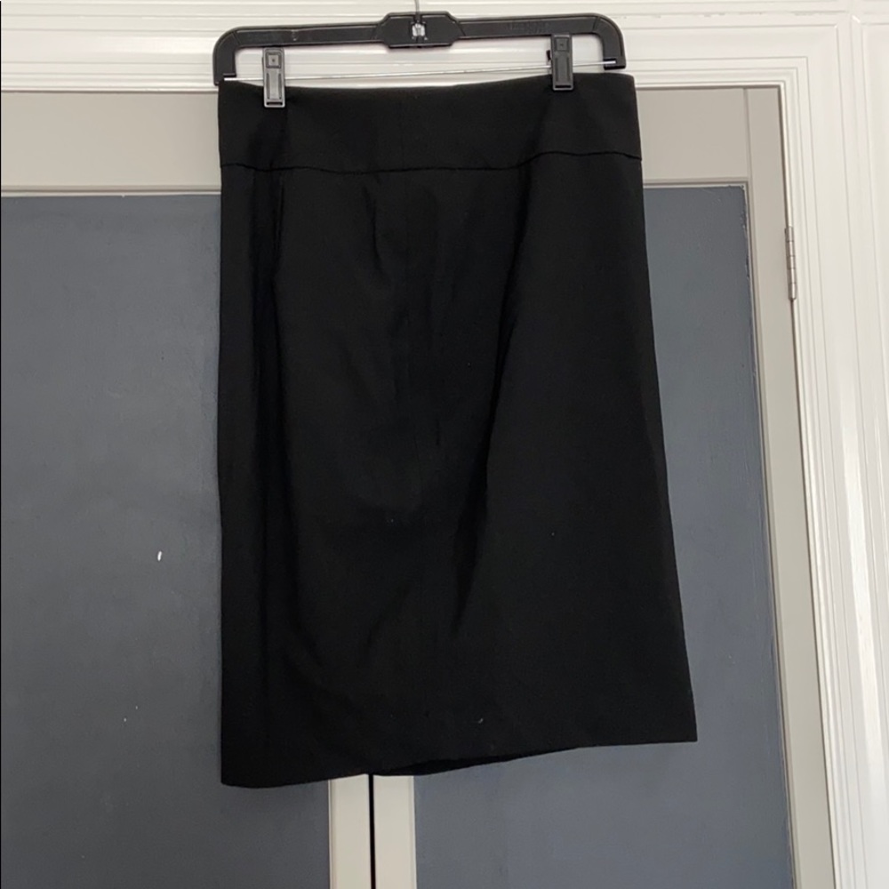 Black pencil skirt